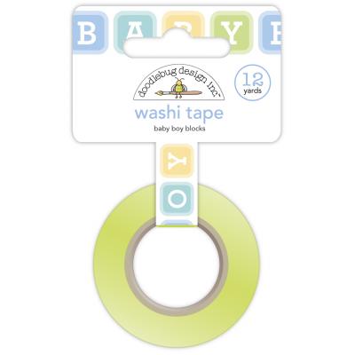 Doodlebug Baby Boy Washi Tape - Baby Boy Blocks